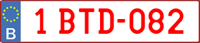 Truck License Plate